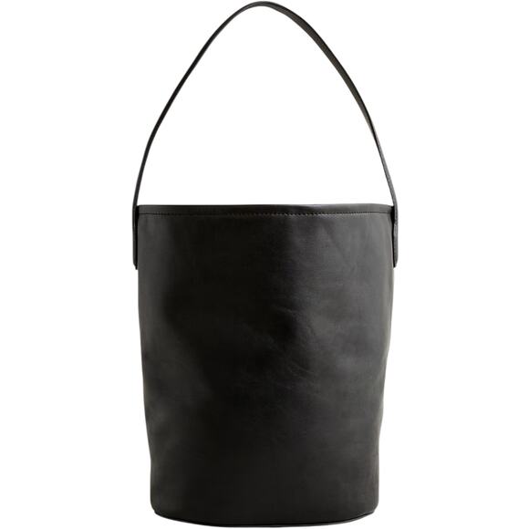 J. Crew Handbags - J. Crew Berkeley Bucket Bag 13" Laptop Leather Suede Strap Navy Blue Black